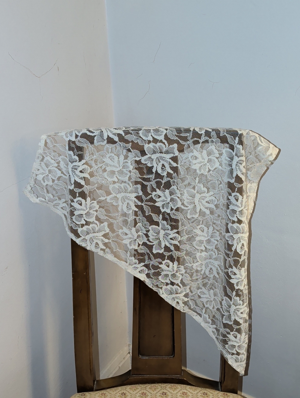 Modern Cream Colored Lace Hair Bandana